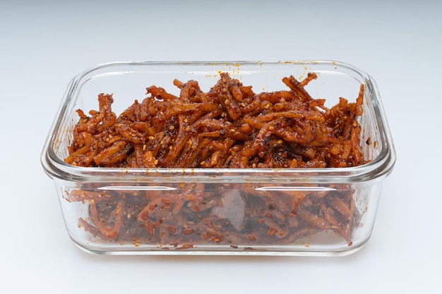 Delicious-looking squid delicacies served in a bowl