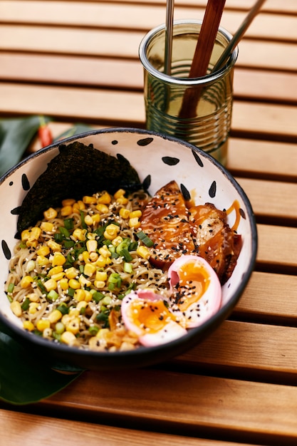 Delicious miso Ramen Asian noodles