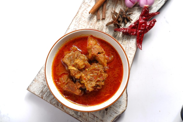 delicious mutton curry,dish from Indian cuisine