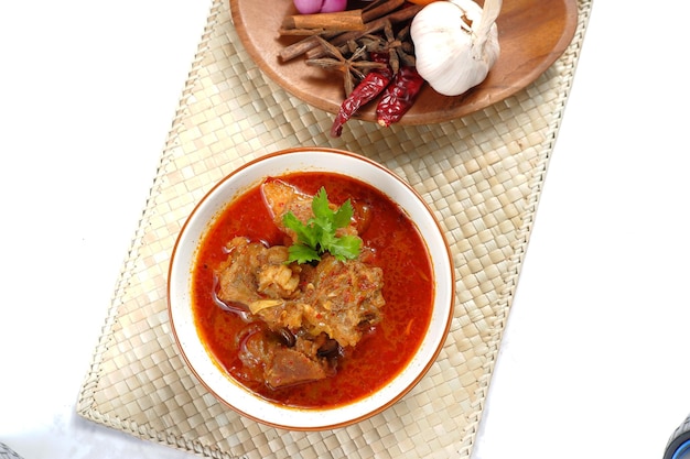 delicious mutton curry,dish from Indian cuisine