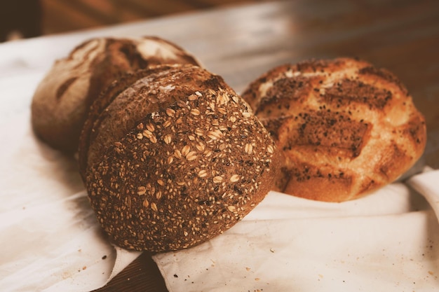 delicious natural aesthetic baked bread