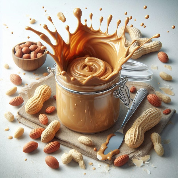 Delicious Peanut butter and peanut splash