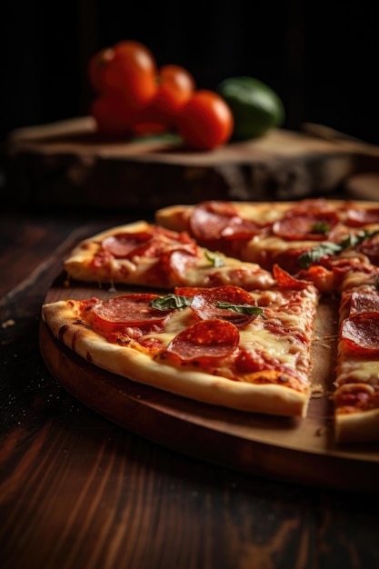 Delicious Pizza Italian cuisine Gourmet Food