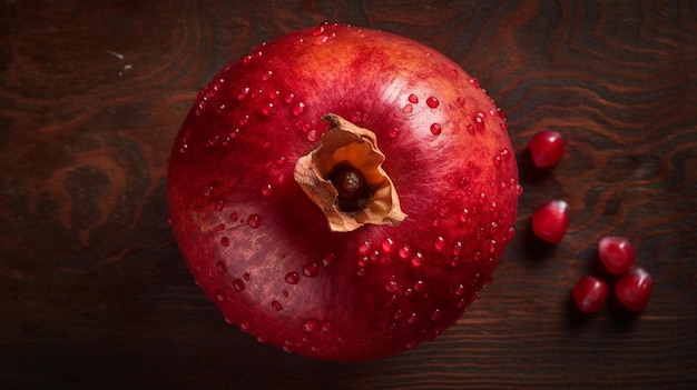 Delicious pomegranate isolated