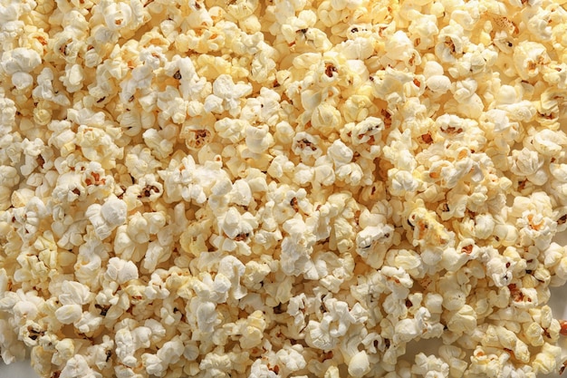 Delicious popcorn closeup