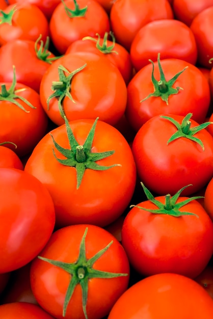 Delicious red tomatoes