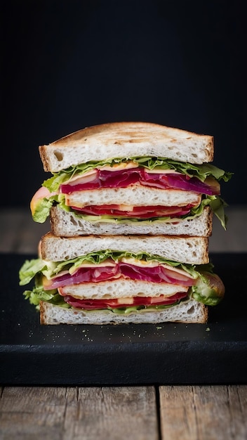 Delicious Sandwich Display