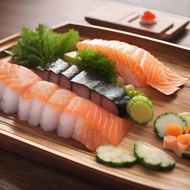 Delicious Sashimi Background Very Cool