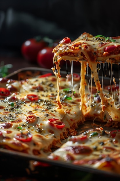 Delicious Sheet Pan Lasagna with Melty Cheese