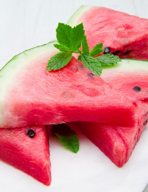 delicious slices of watermelon