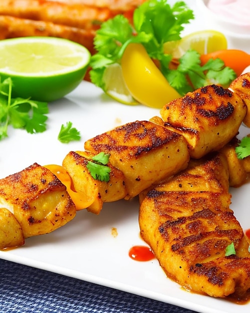 Delicious Spicy Hot Tandoori Fish Kebab