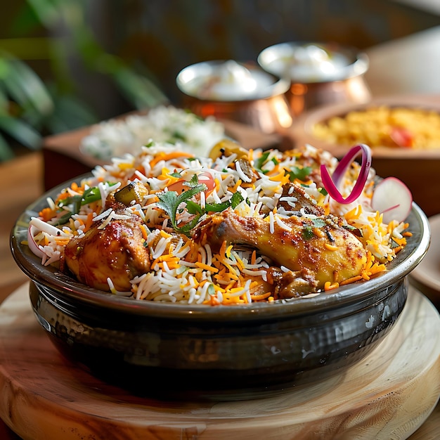 Delicious Spicy indian hyderbadi Biryani image