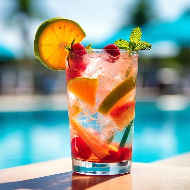 Delicious summer cocktail