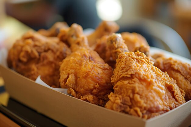 Delicious Tray of Fried Chicken