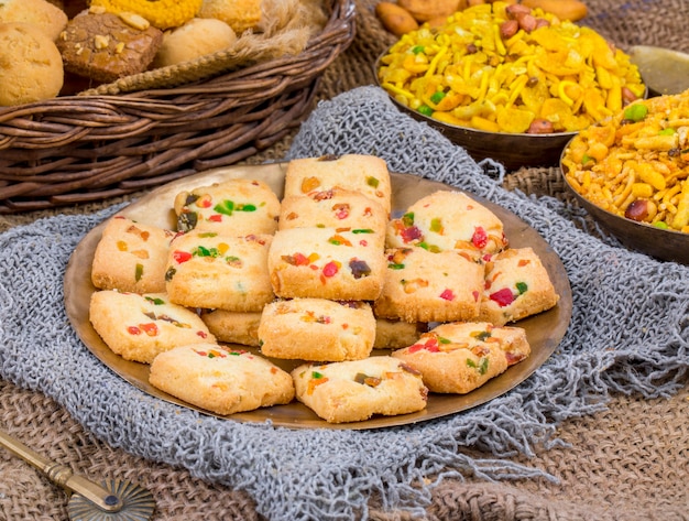 Delicious Tutti Frutti Cookies or Biscuits