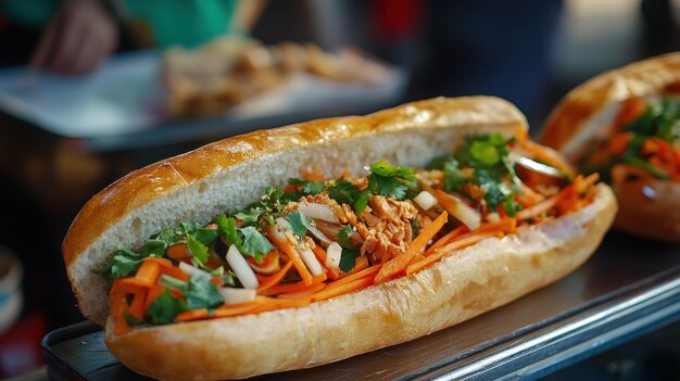 Photo delicious vietnamese sandwich