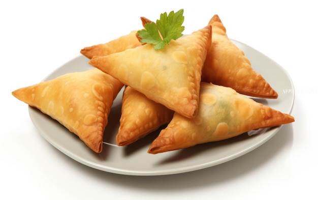 Deliciously golden brown samosas filled with savory mixtures