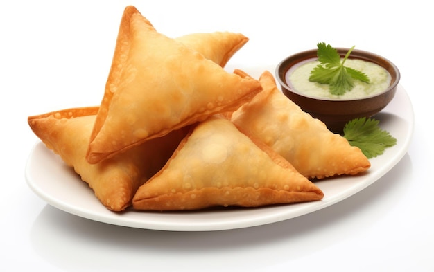 Deliciously golden brown samosas filled with savory mixtures