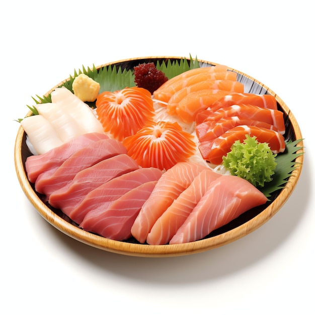 Delicius Sashimi Combo Fresh with seasoning Japanese Seafood