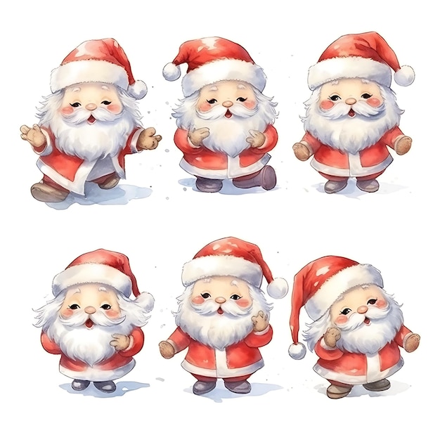 Delight in Cute Drawings of Christmas Characters and Festive Decorations