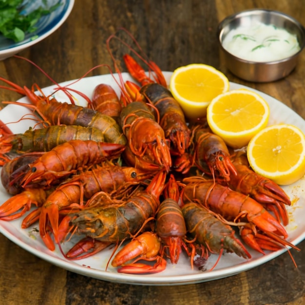 Delight Your Senses with Cooked Crawfish Delectable Seafood Feast