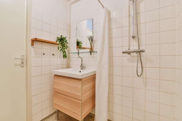 A delightful bathroom in a minimalist style