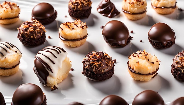 Delightful Chocolate Dipped Coconut Macaroons