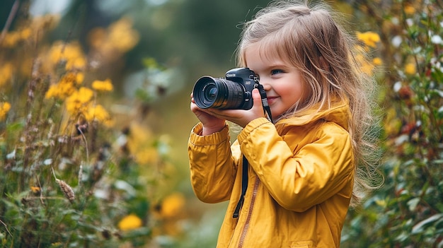 Photo delightful kids photoshoot capturing the fun and spirit of childhood