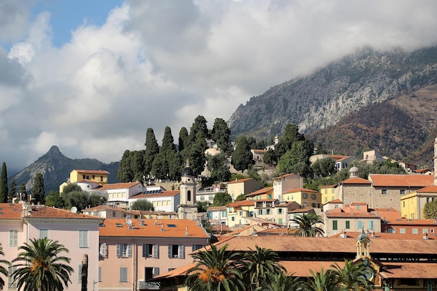 Delightful panorama of urban view