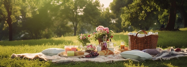 a delightful picnic in the park with your child