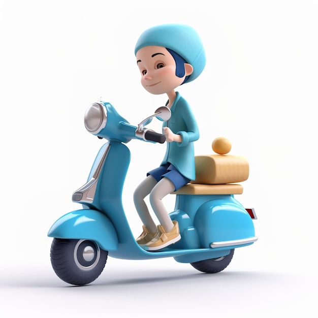 Delivery man concept online order tracking delivery home and officeillustration