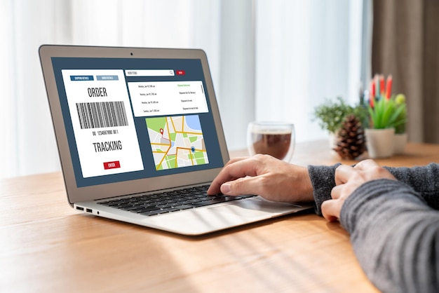Delivery tracking system for ecommerce and modish online business