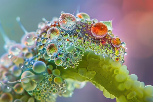 Delve into the intricate world of microorganisms and insects showcased in exquisite detail