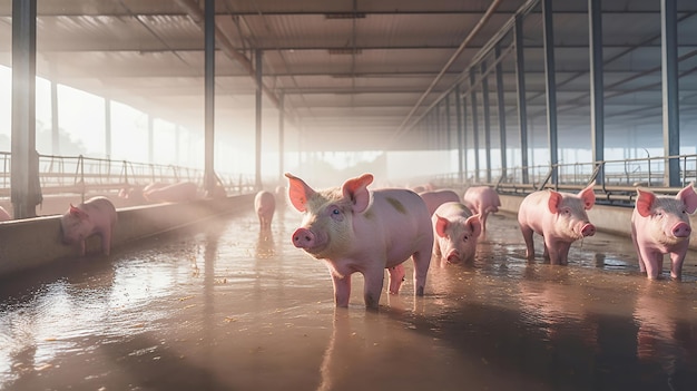 Delving into Pig Factories Examining the Impact of Industrial Pig Farming Generative Ai