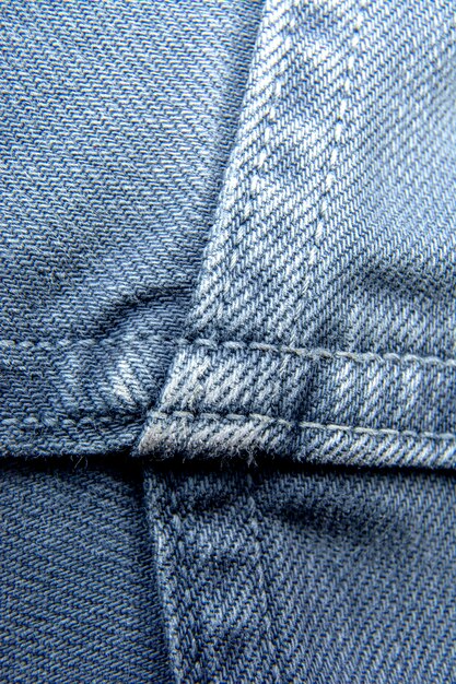 Denim blue jeans texture with scuffs / Abstract background pattern