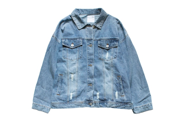 Denim jacket isolated