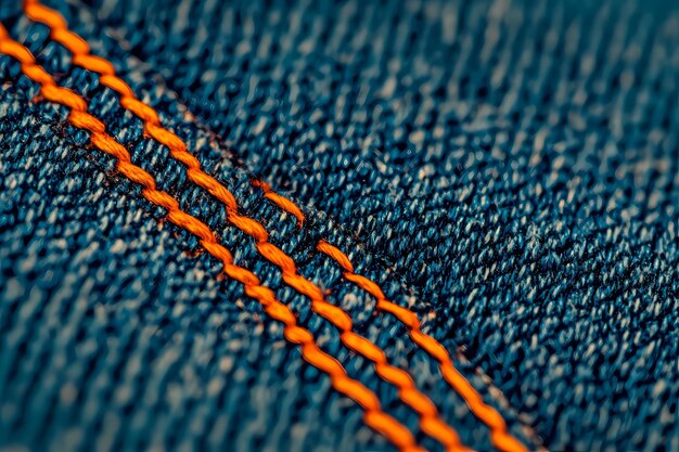 Photo denim texture background ideal for fashion textile and design projects