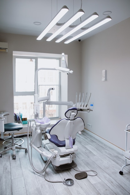 Dental examinations the orthodontist check your teeth and braces at the clinic