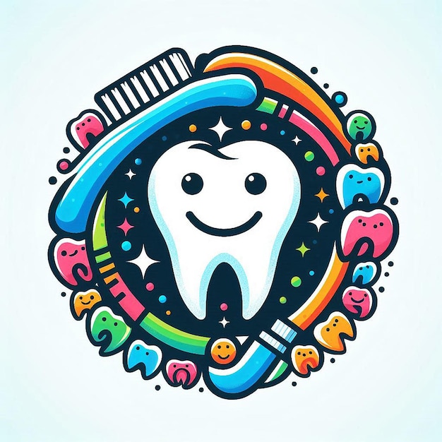 dental logo design concept