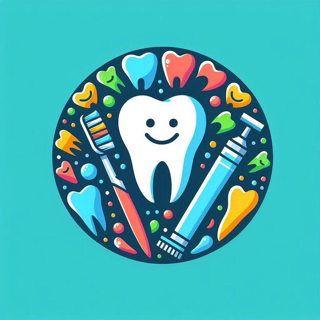 dental logo design concept