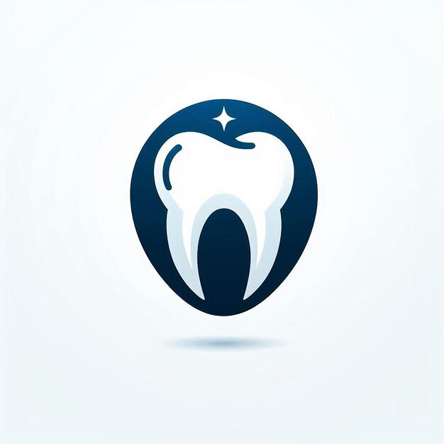 Photo a dental logo design concept