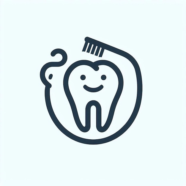 Photo a dental logo design