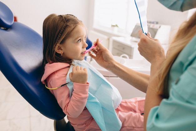 Dentistry little girl