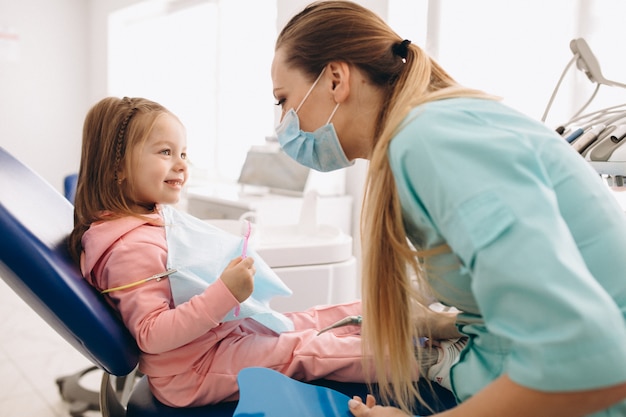 Dentistry little girl