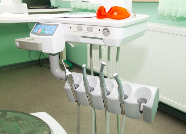 Dentists equipment in clinic