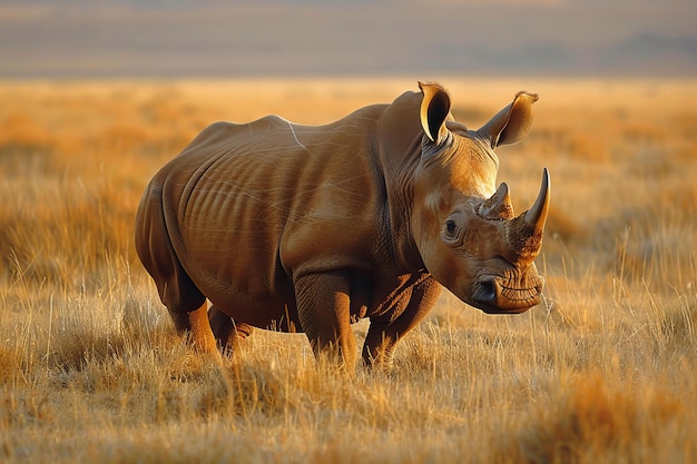 Depicting a black rhino in the serengeti national geographic photo wildlife photography high defi