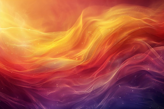 Depicting a color gradient of yellow orange and red high quality high resolution