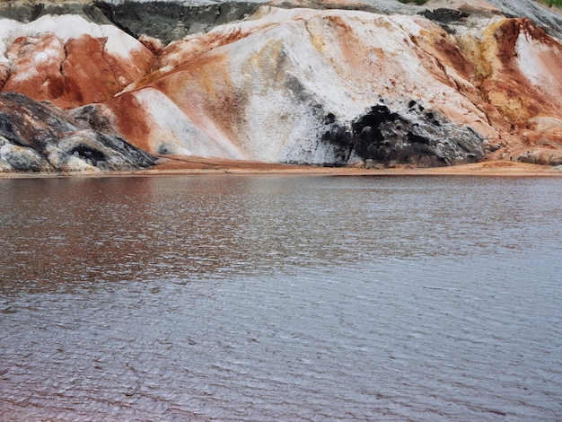 A deposit of refractory clay A quarry for the extraction of natural resources