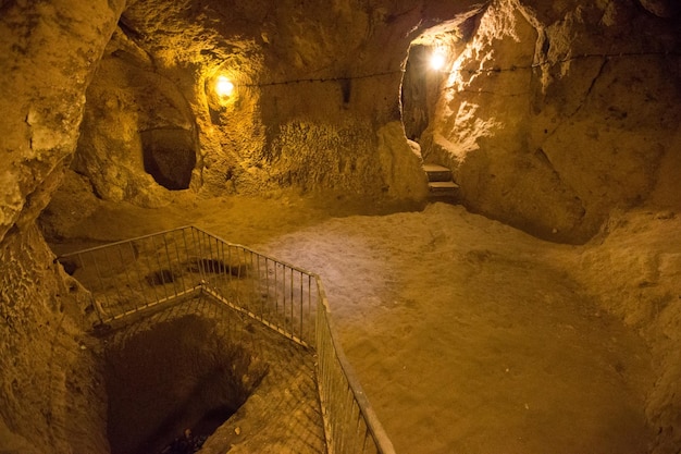 Derinkuyu cave underground city Cappadocia