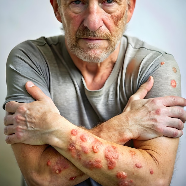 Photo dermatological skin disease psoriasis eczema